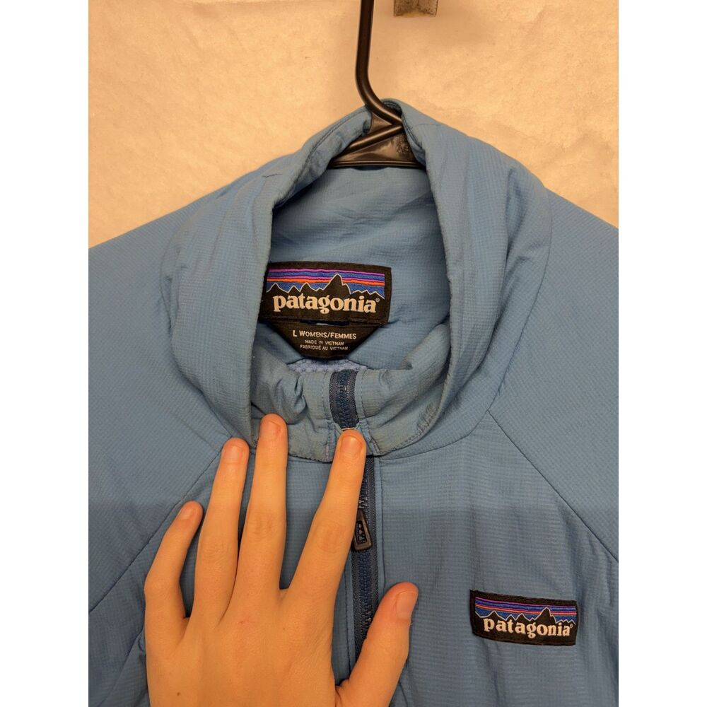Patagonia Women's Nano-Air Light Hybrid Jacket Large Radar Blue lightweight - Picture 3 of 9